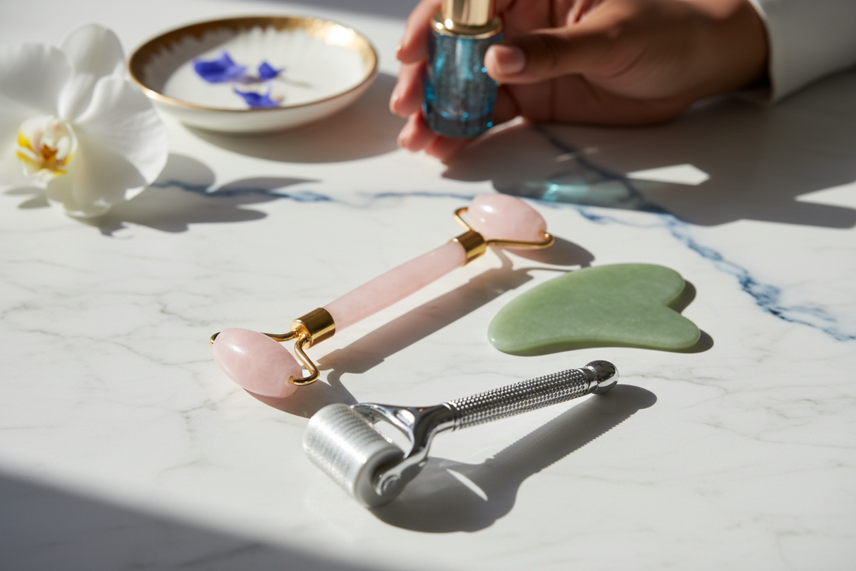 Face Roller, Gua Sha, or Derma Roller — Which One Does Your Skin Actually Need (An Honest Comparison for Indian Skin Types)