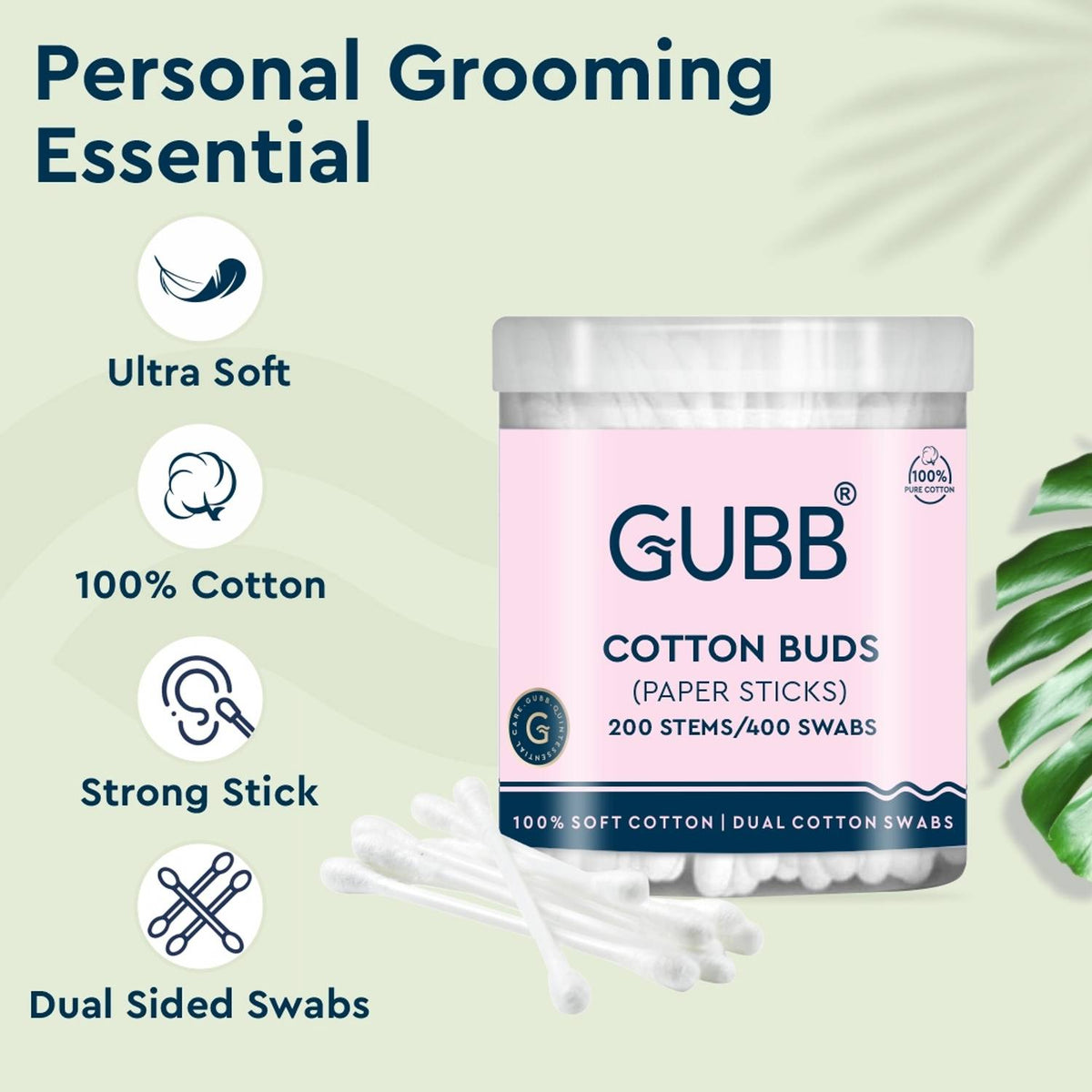Gubb Bamboo Cotton Buds