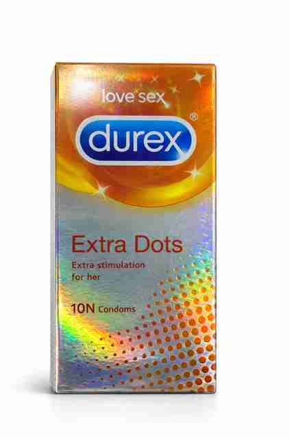 Durex Extra Dots Condoms Pack of 10