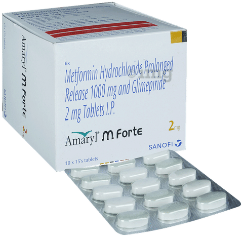 Amaryl M Forte 2 Tablet