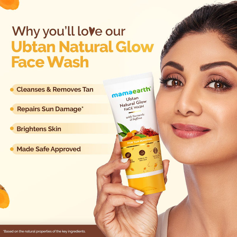 Mamaearth Ubtan Natural Glow Face Wash 200ml