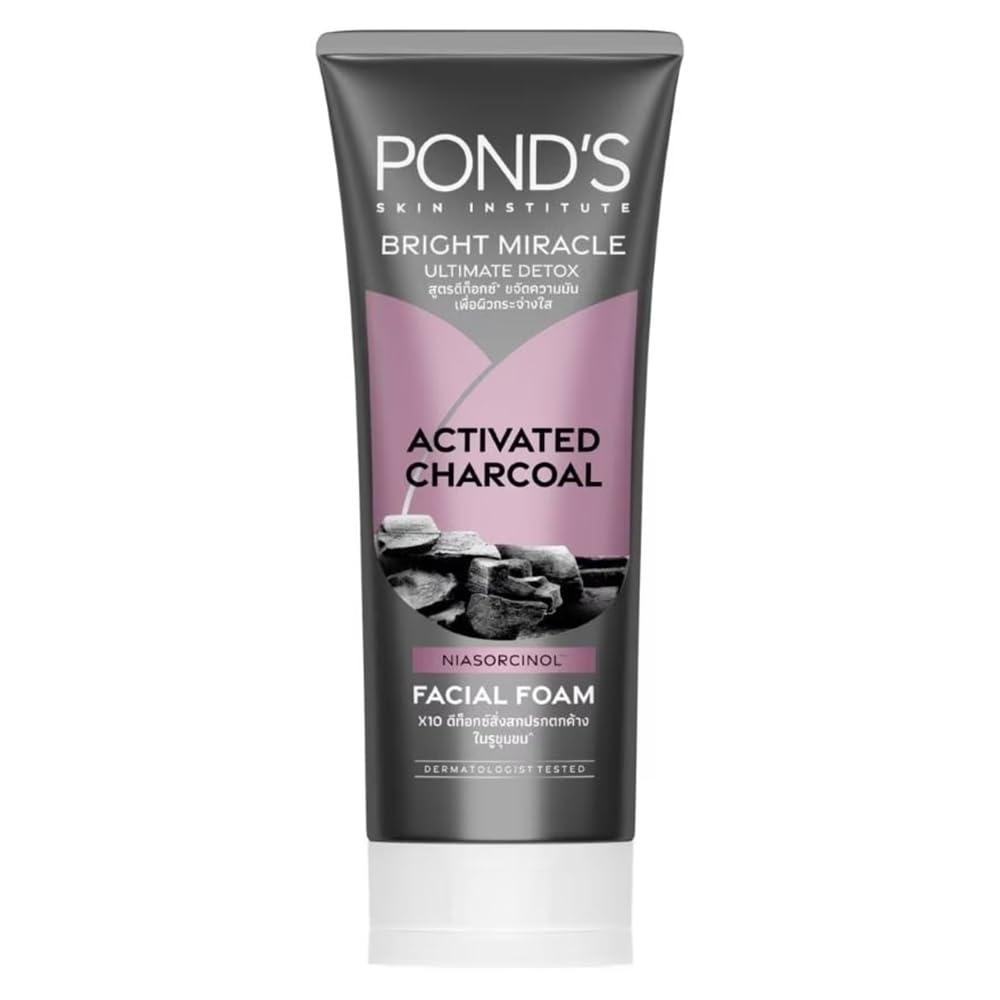 Ponds Bright Miracle Detox Charcoal Face Wash