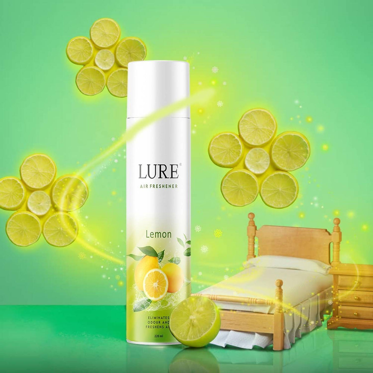 Lure Air Freshener Lemon