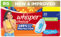 Whisper Choice Wings Regular Pads