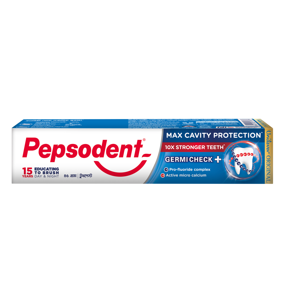 Pepsodent Germicheck Fight Germs Plus Helps Prevent Cavities Toothpaste