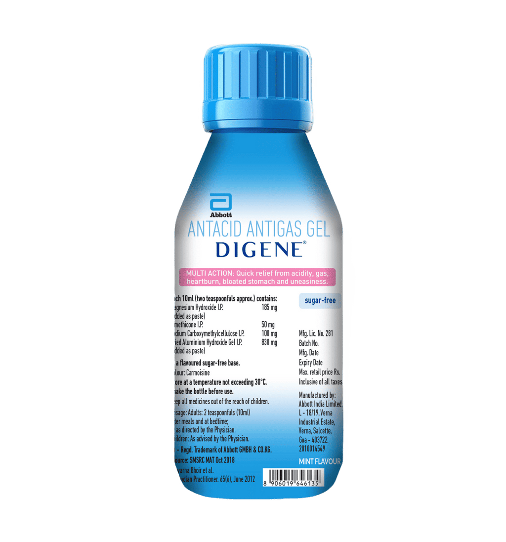 Digene Gel Mint Sugar Free