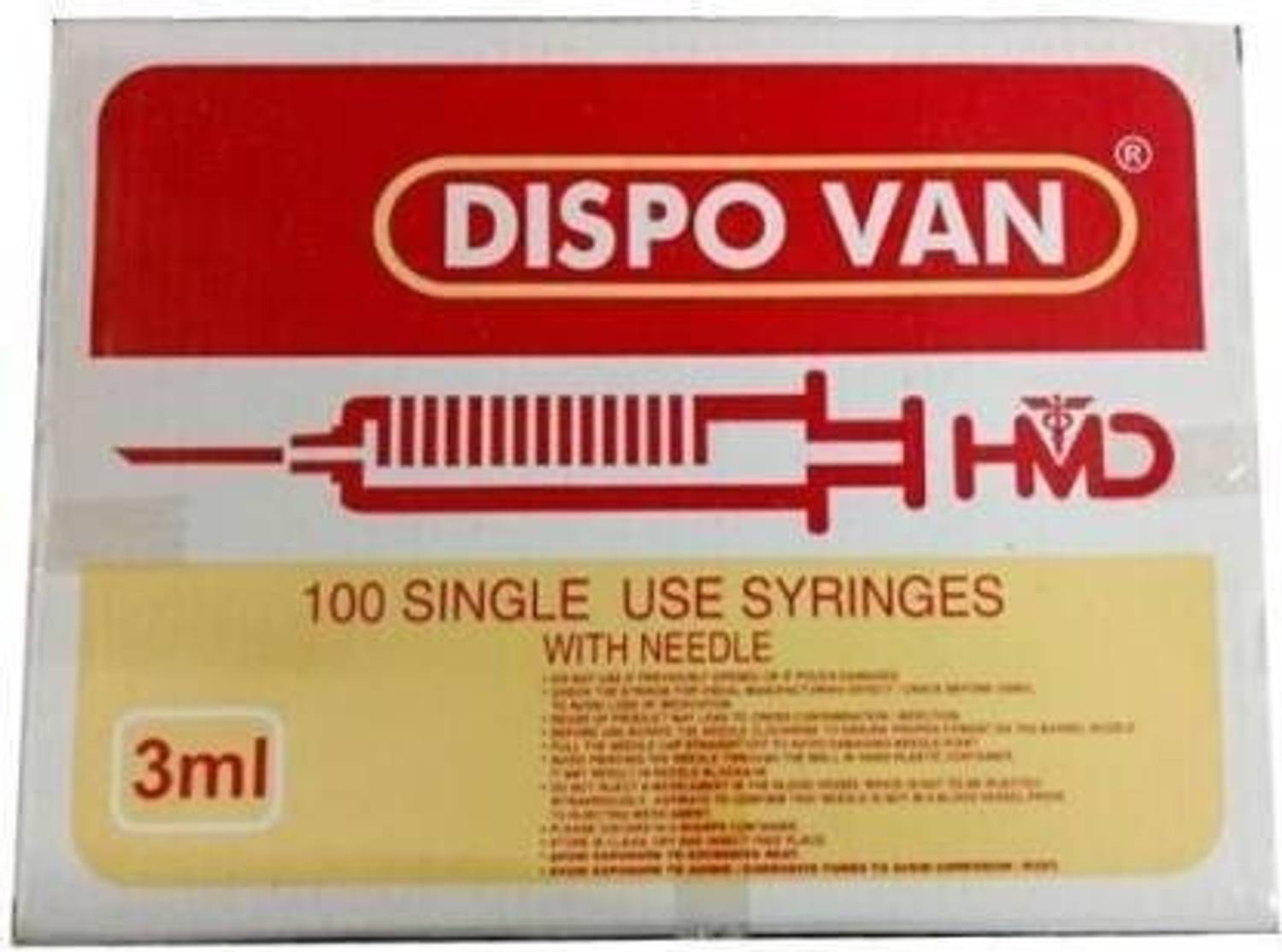 Dispovan Syringe (3ml)