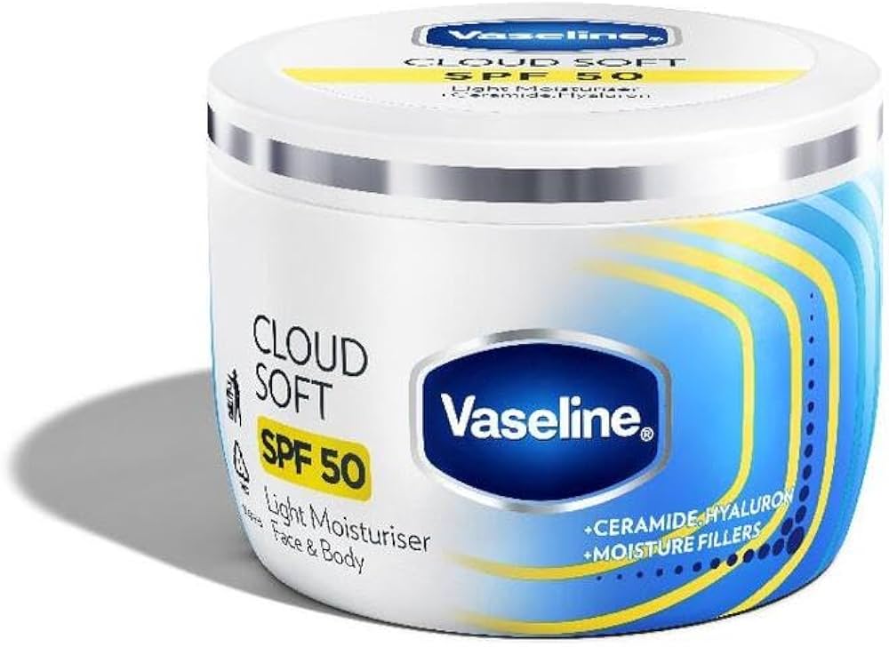 Vaseline Cloud Soft Light SPF 50 Moisturiser