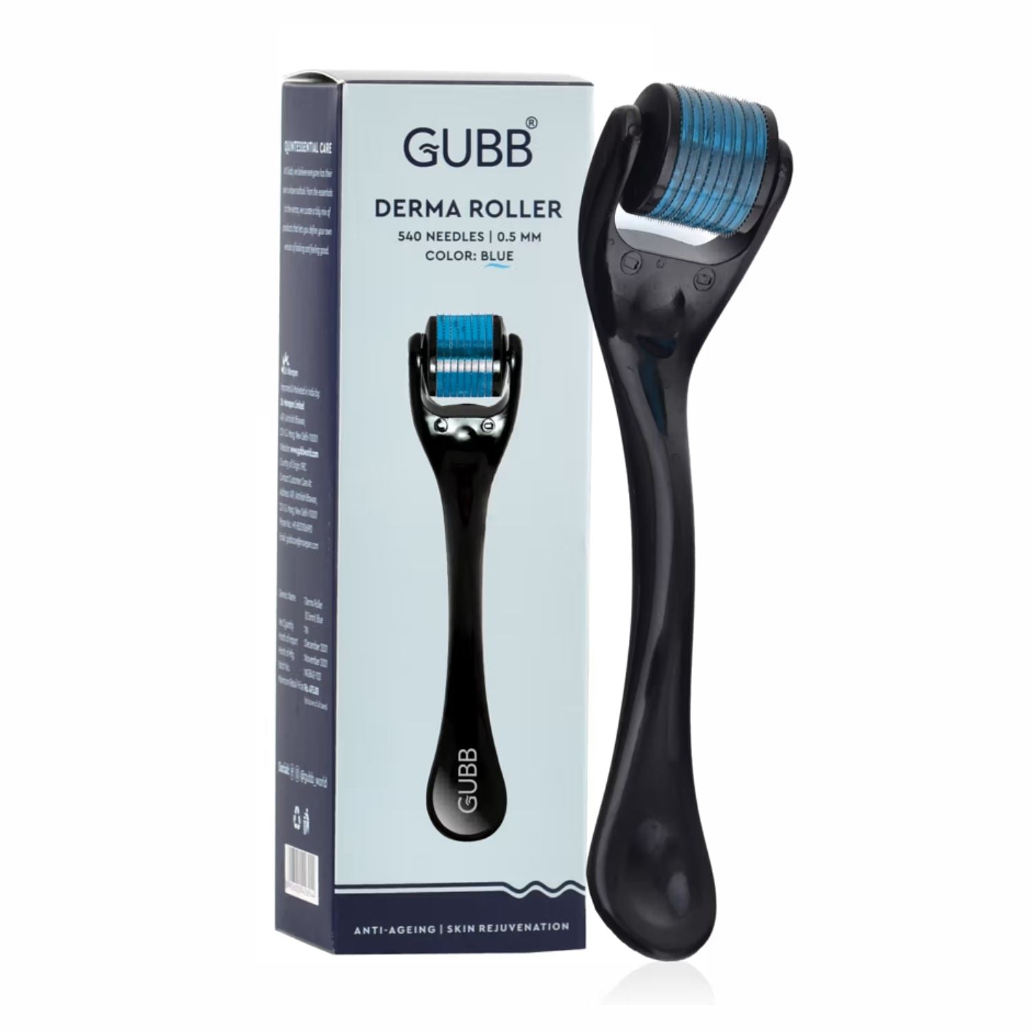 GUBB Derma Roller 0.5mm Grey | Collagen Induction Therapy