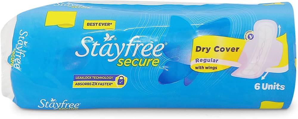 Stayfree Secure Dry Cover Pads Regular