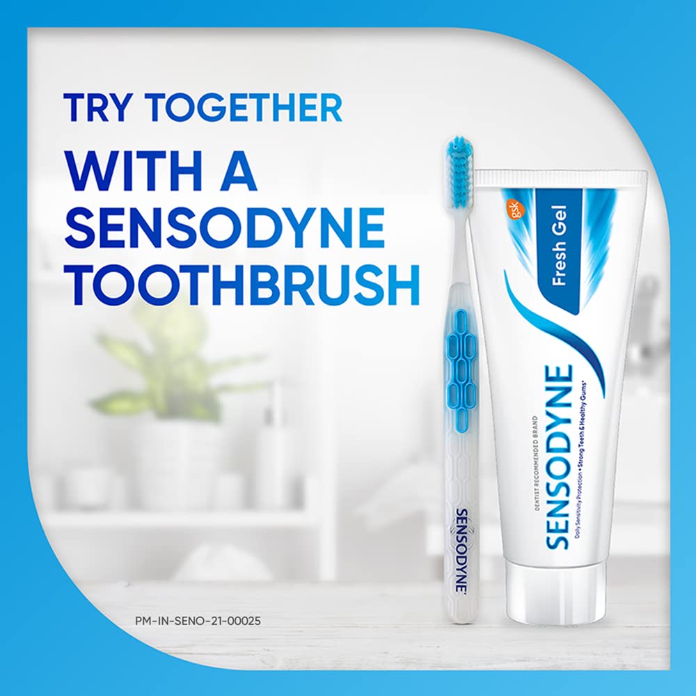 Sensodyne Fresh Gel Tooth Paste + Free Sensodyne Tooth Brush