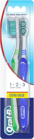 Oral B Shiny Clean 3 In 1 Action Tooth Brush Medium