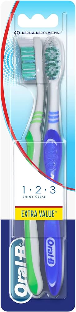 Oral B Shiny Clean 3 In 1 Action Tooth Brush Medium
