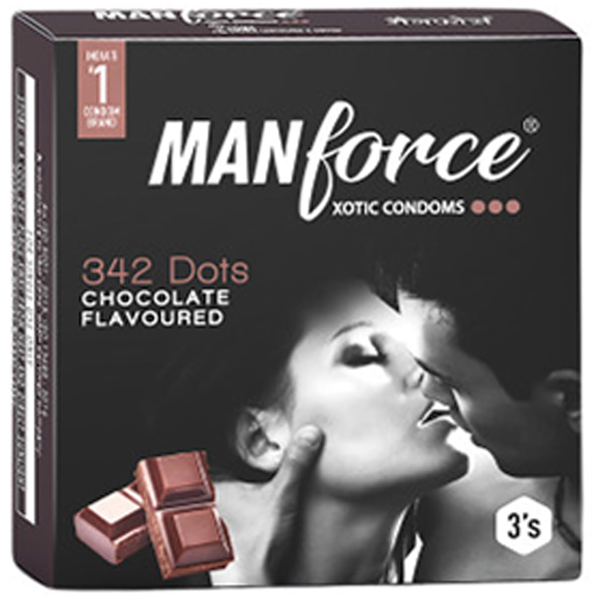Manforce 342 Dots Chocolate Condoms