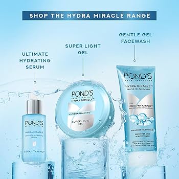 Ponds Hydra Miracle With Cera Hyamino Super Light Gel