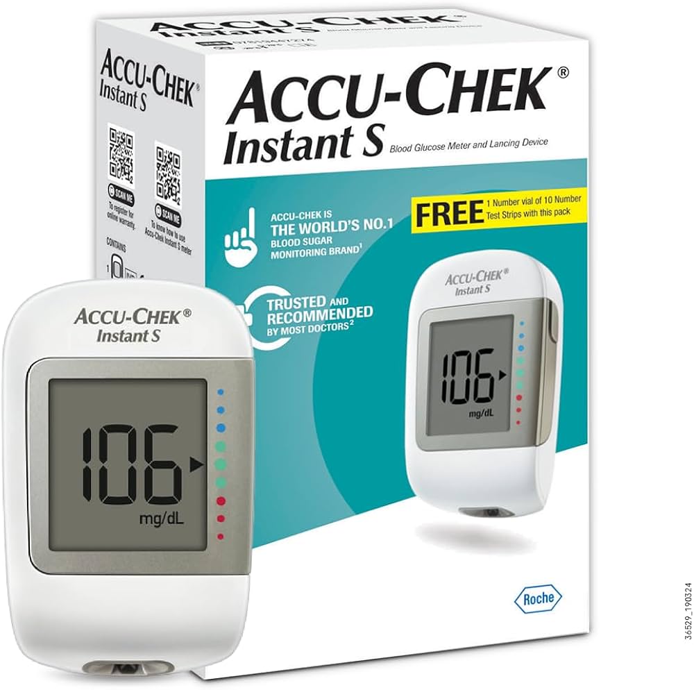 Accu Chek Instant Glucometer Kit