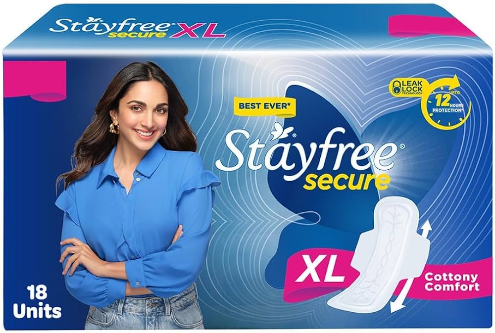 Stayfree Secure Cottony XL Sanitary Pads