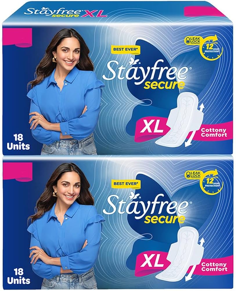 Stayfree Secure XL Sanitary Pads 18s