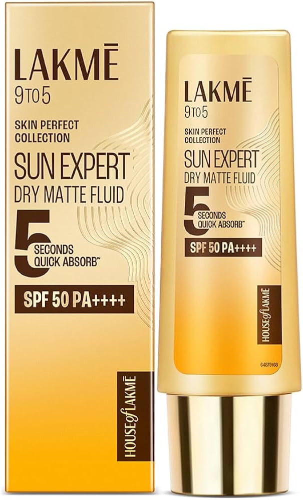 Lakme 9to5 Sun Expert Dry Matte Fluid SPF 50 Sunscreen