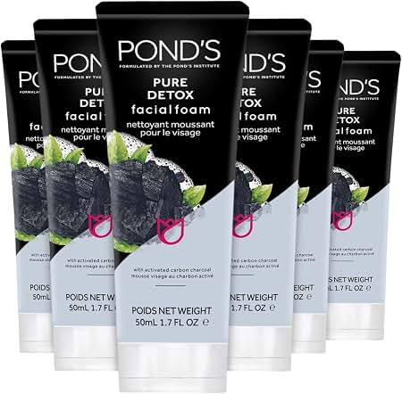 Ponds Pure Detox Activated Charcoal Facewash