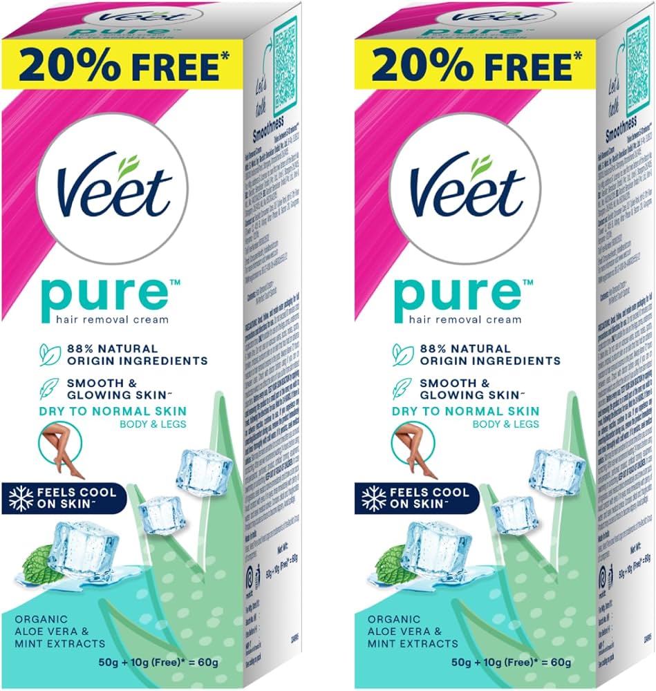 Veet Pure Hair Removal Cream Dry Skin