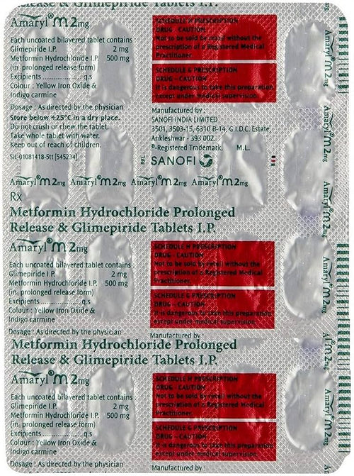 Amaryl M 2 Tablet