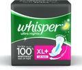 Whisper Ultra Sanitary Pads XL Plus Wings - 15 Count