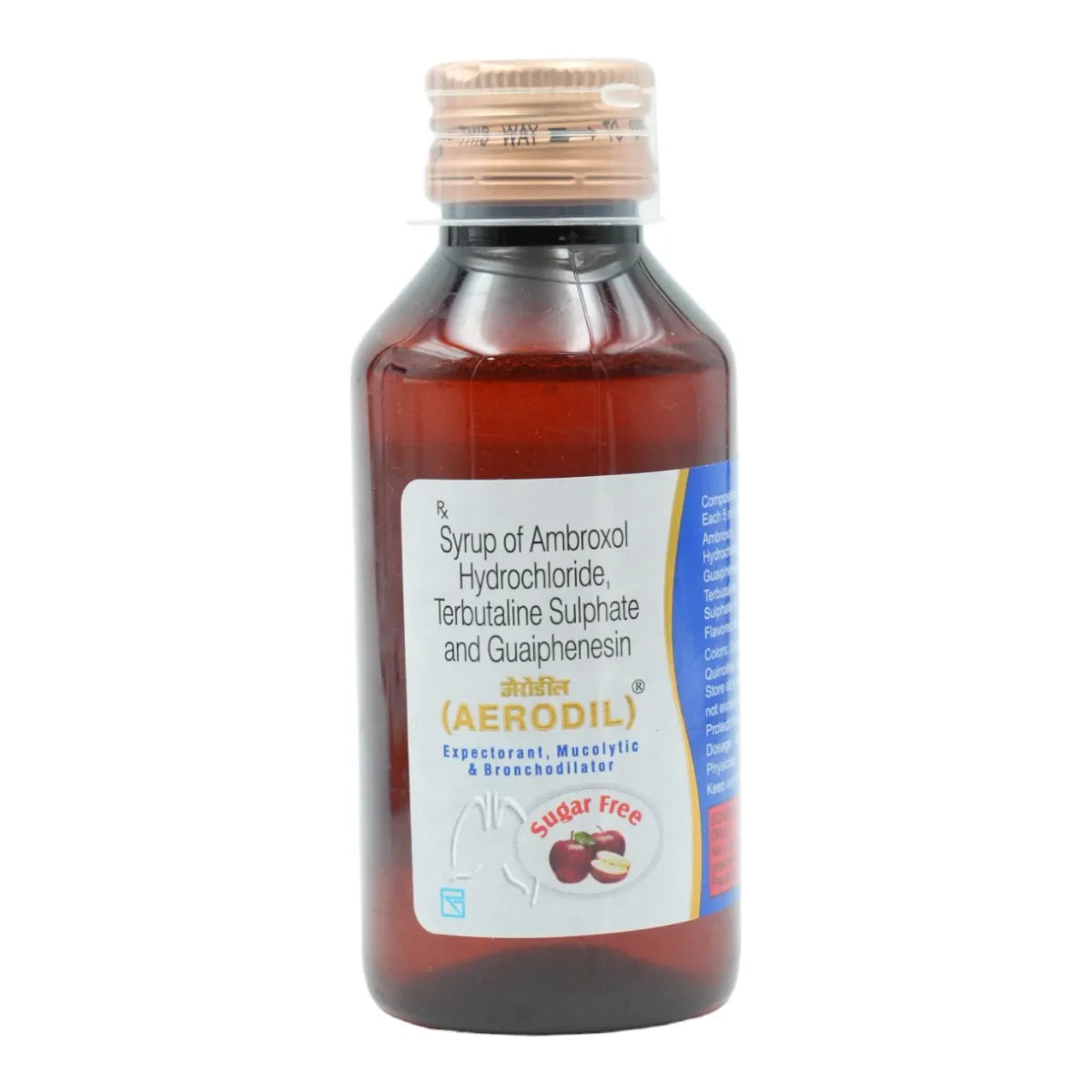 Aerodil Sugar Free Mixed Fruit Expectorant