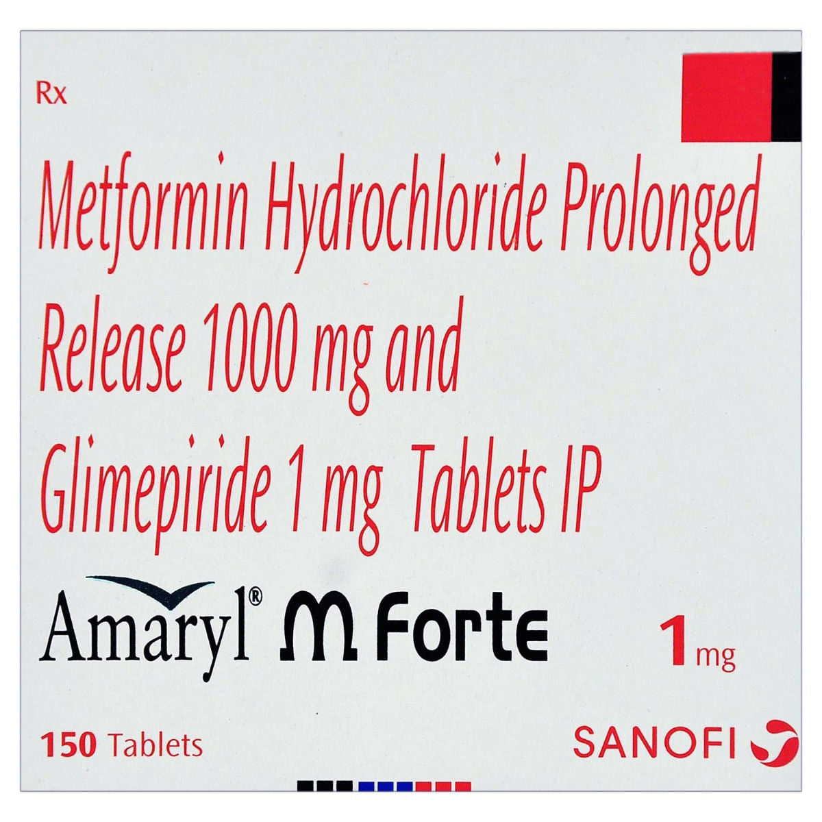 Amaryl M Forte 1 Tablet
