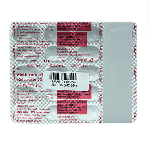 Amaryl M 1 Tablet