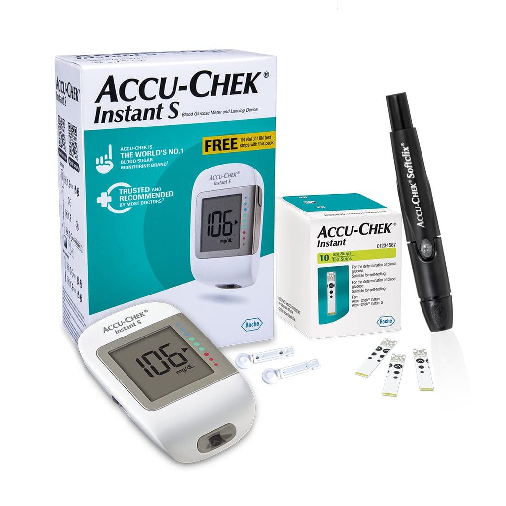 Accu Chek Instant Glucometer Kit