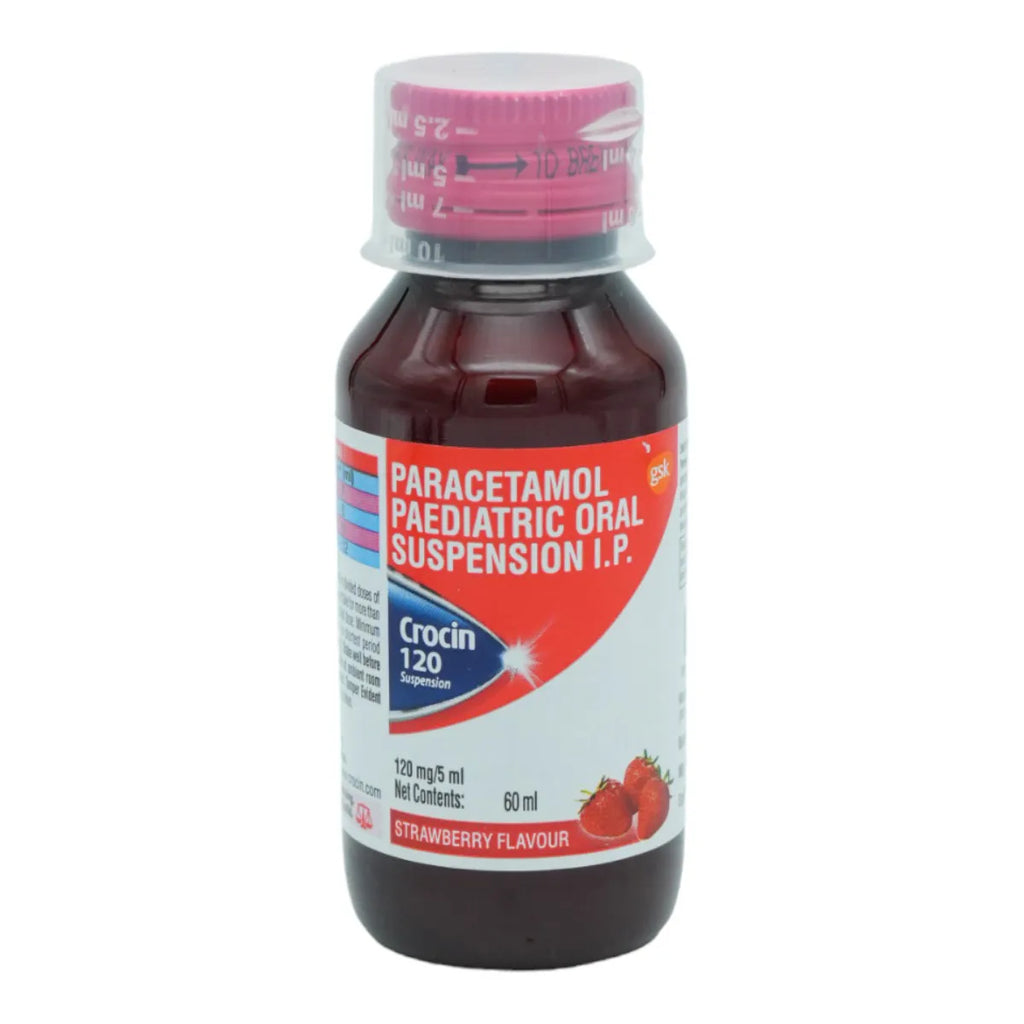 Crocin 120 Strawberry Suspension