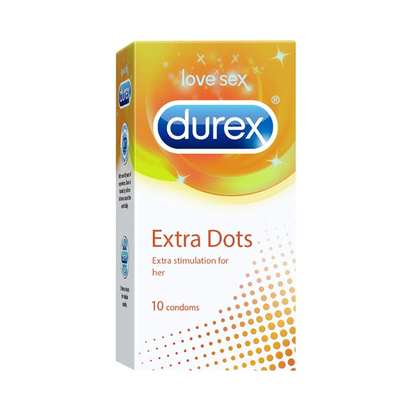 Durex Extra Dots Condoms Pack of 10