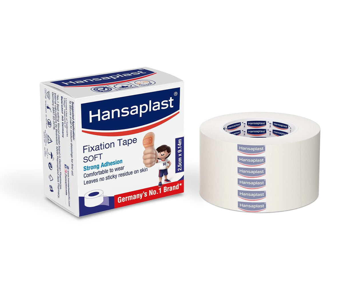 Hansaplast Fixation Soft Tape (1.25cmx9.14m)