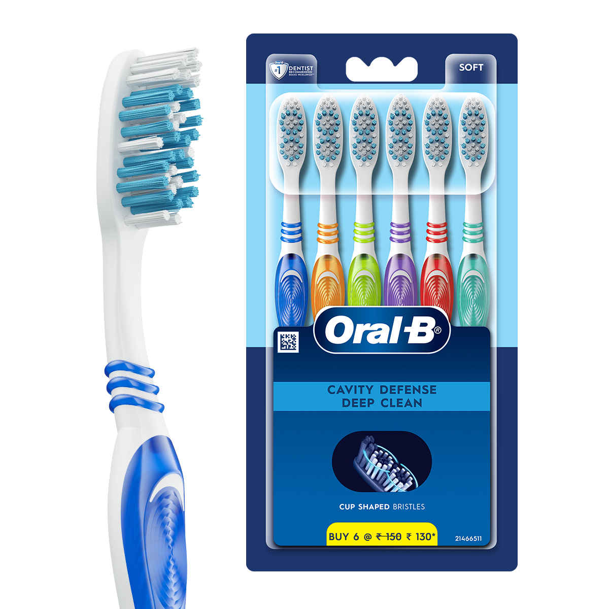 Oral B Bacteria Fighter Tooth Brush Medium