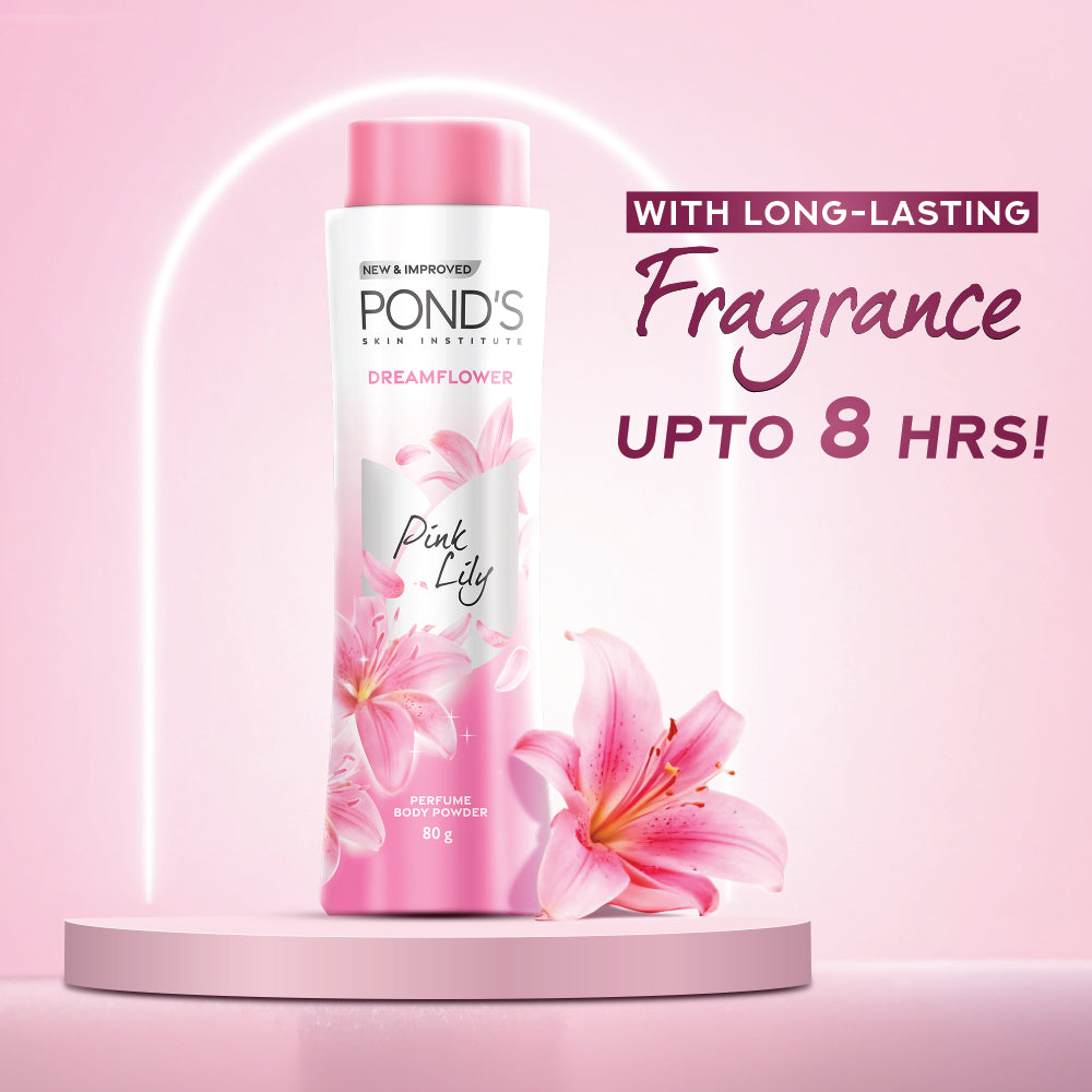 Ponds Dreamflower Pink Lily Talcum Powder