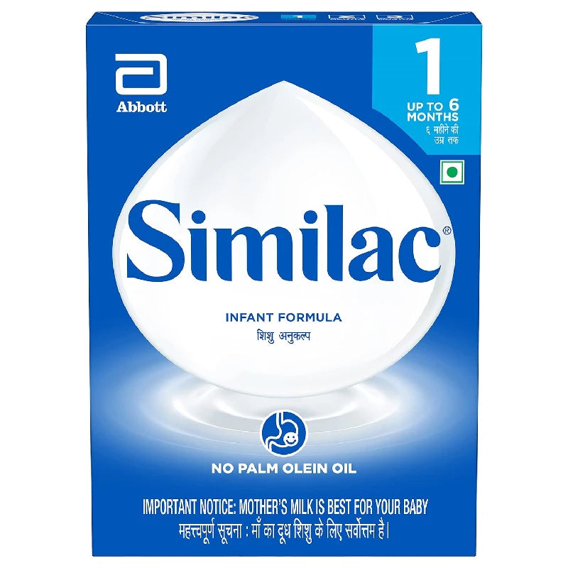 Similac Stage 1 Infant Formula Milk Powder Up To 6 Months Refill Pack