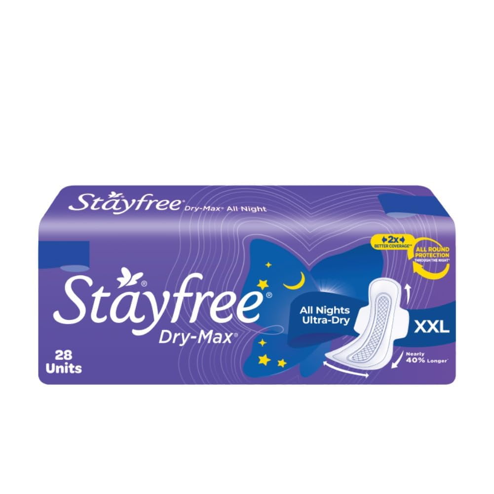 Stayfree Dry-Max All Night Ultra-Dry Pads XXL