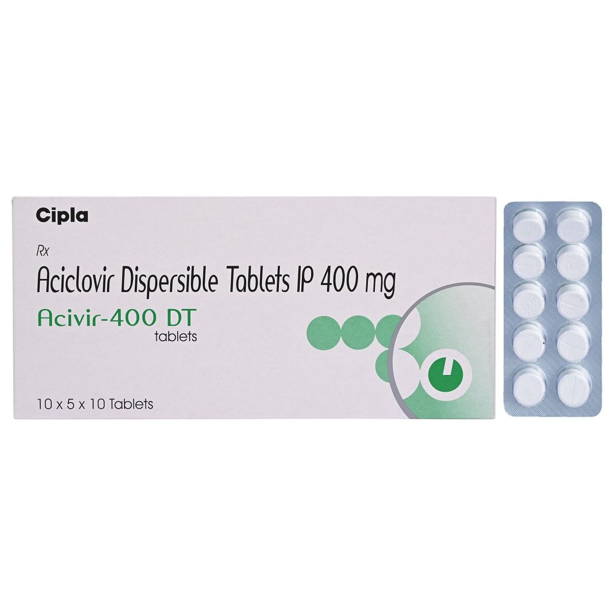 Acivir 400 DT Tablet