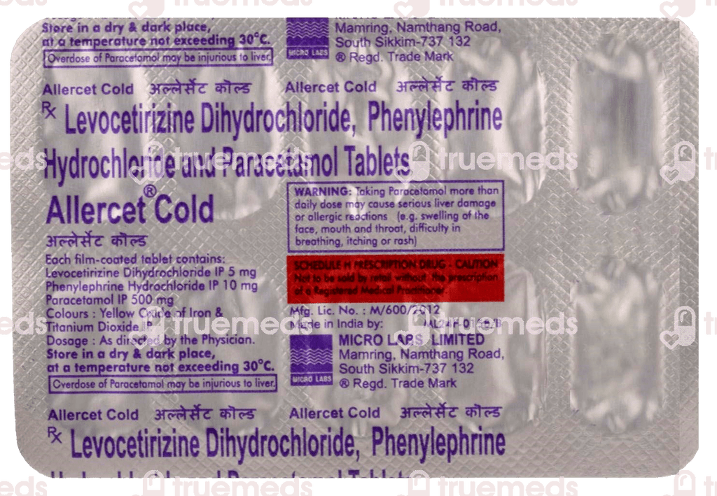Allercet Cold New Tablet
