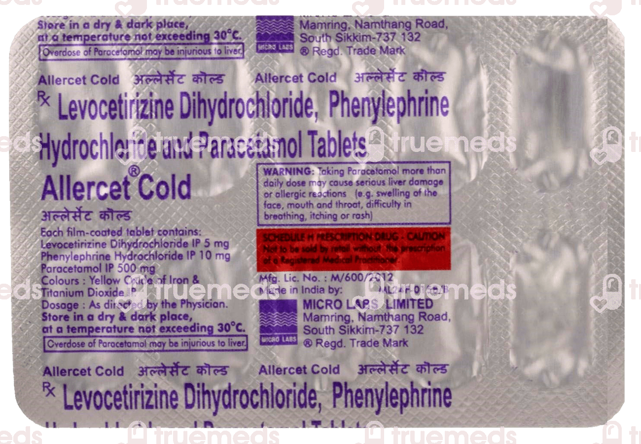 Allercet Cold New Tablet