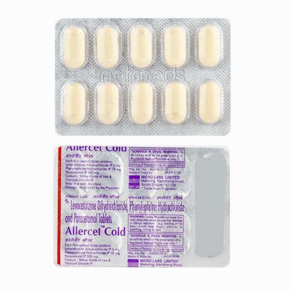 Allercet Cold New Tablet