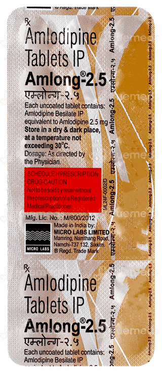 Amlong 2.5 Tablet