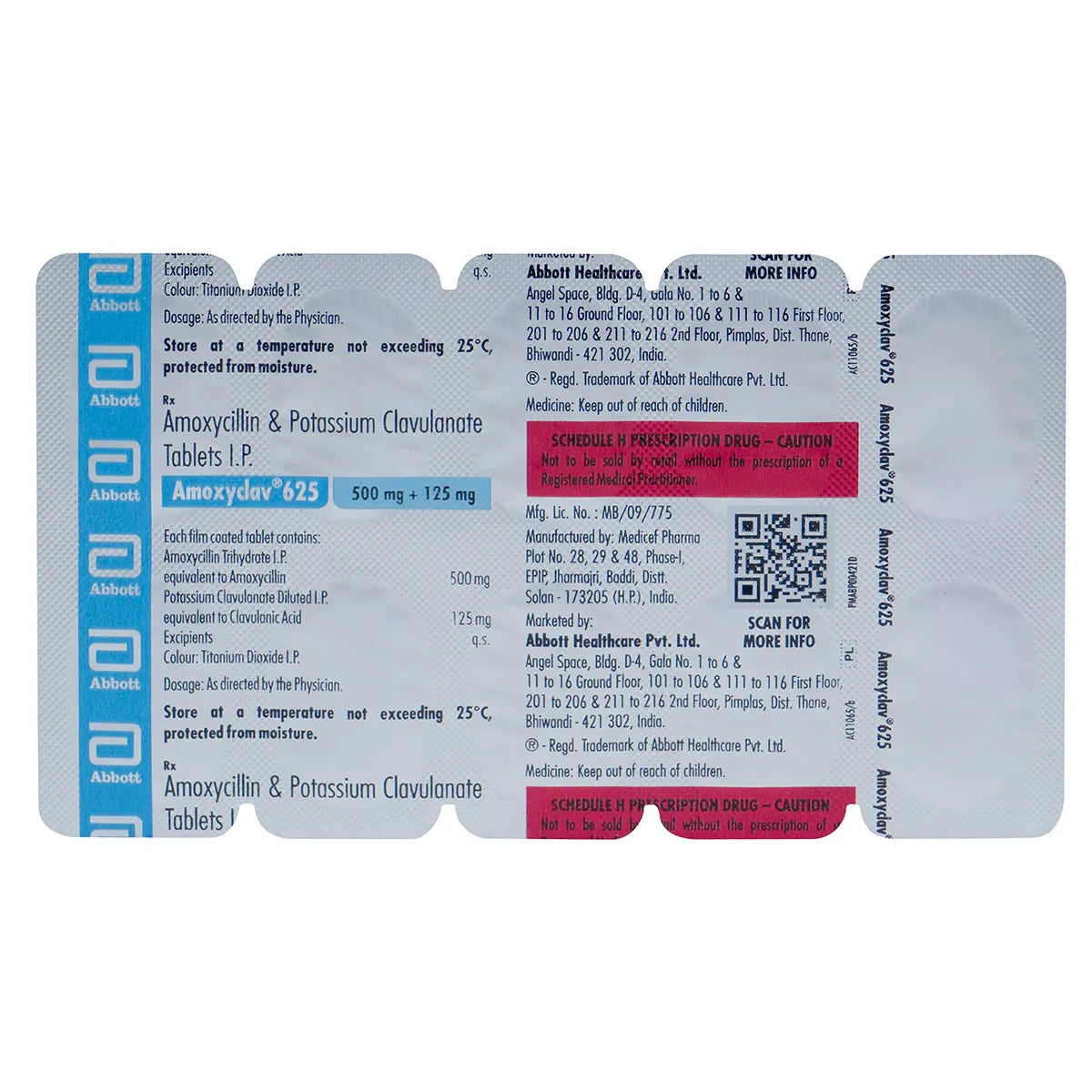 Amoxyclav 625 Tablet