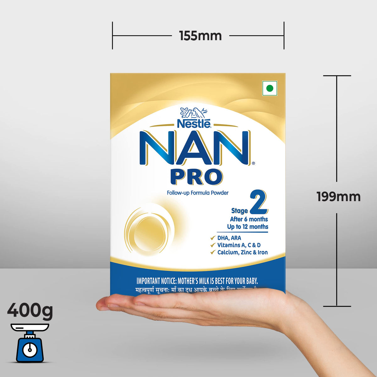 Nan Pro 2 Follow Up Formula Powder (After 6 Months Upto 12 Months)