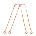 GUBB Copper Tongue Cleaner with Handle Pack of 2