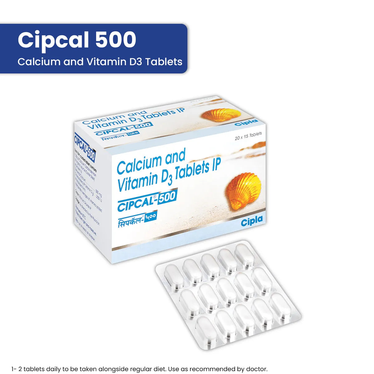 Cipcal 500 Tablet