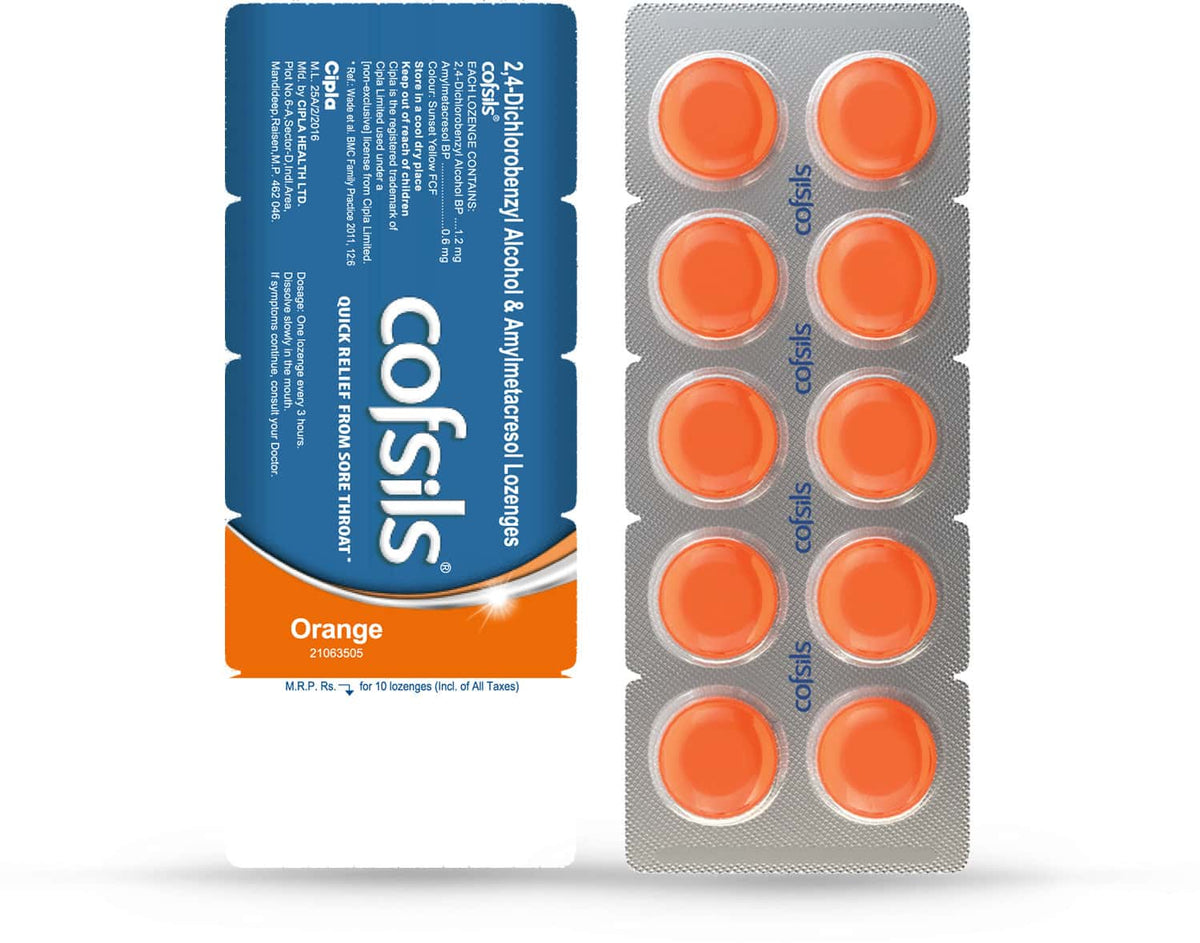 Cofsils Orange Lozenges