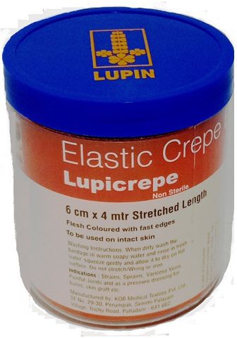 Lupicrepe Elastic Bandage- (6cm X 4mtr)