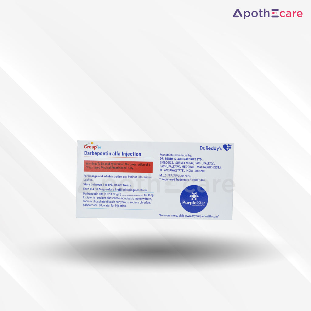 Cresp 40 Pre Filled Syringe Injection
